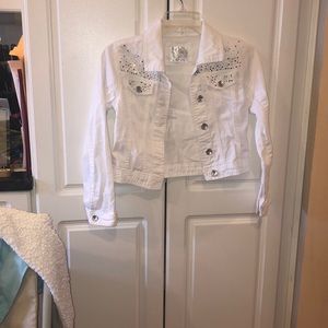 girls cropped jacket